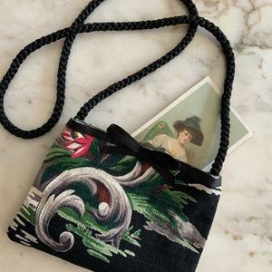 Vtg Designer Fabric Purse